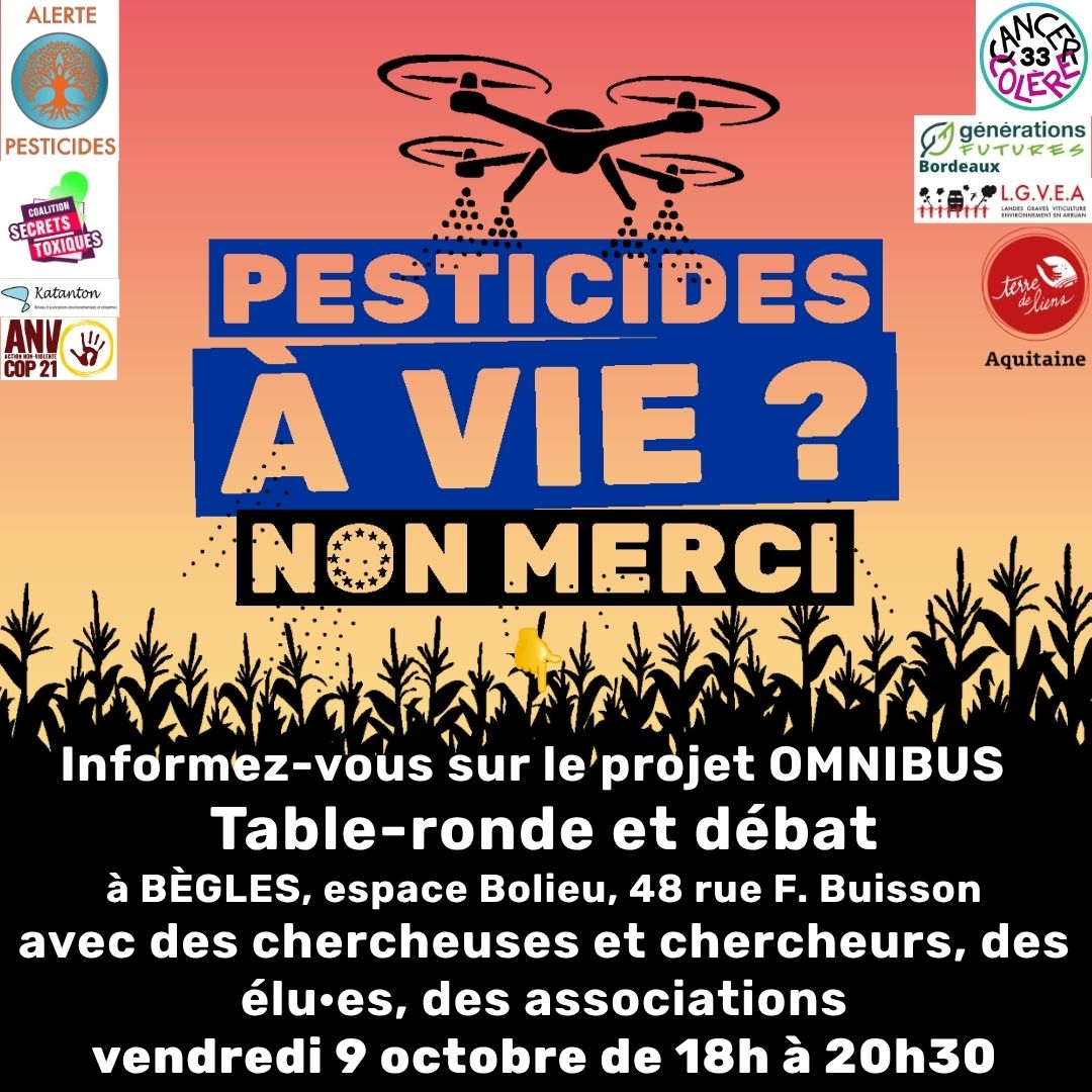 Pesticides à vie ? C&rsquo;est toujours NON !